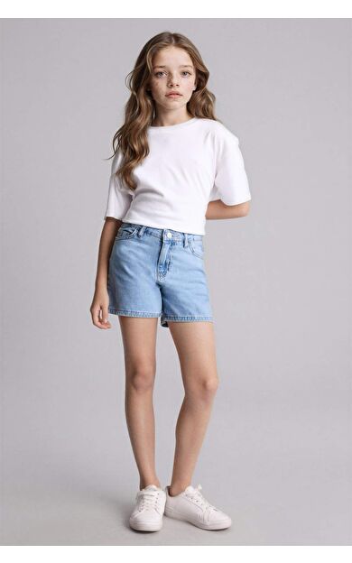 DeFacto Jean Şort Kız Çocuk