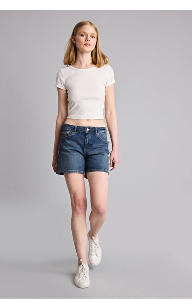 DeFacto Slim Fit Normal Bel Şort