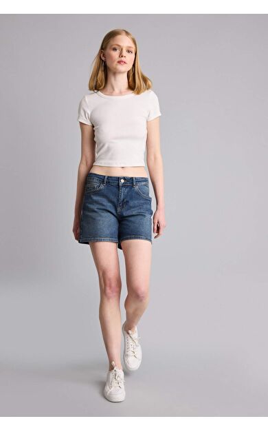 DeFacto Slim Fit Normal Bel Şort