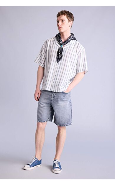 DeFacto Straıght Fıt Bermuda