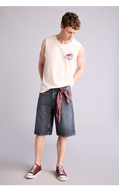 DeFacto Baggy Fıt Bermuda