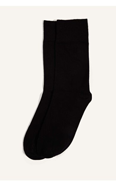 DeFacto Erkek Dikişsiz 2'li Pamuklu Uzun Çorap