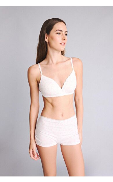 DeFacto Floral Dantel Detaylı Penye Boxer