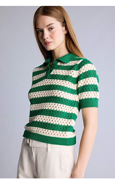 DeFacto Regular Fıt Polo Yaka Triko Tişört