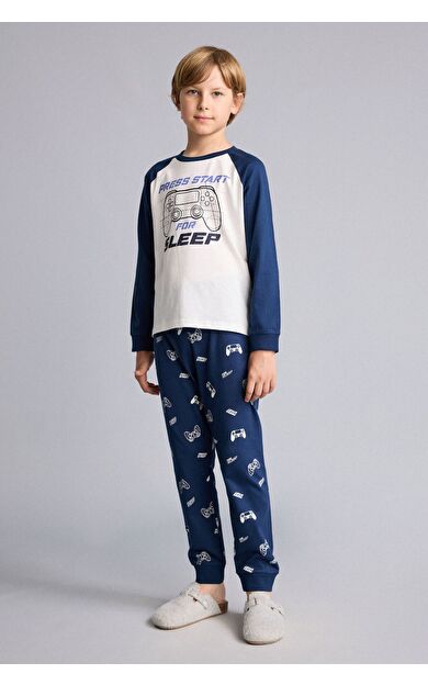 DeFacto Regular Fıt 2'li Pijama Takımı Erkek Çocuk