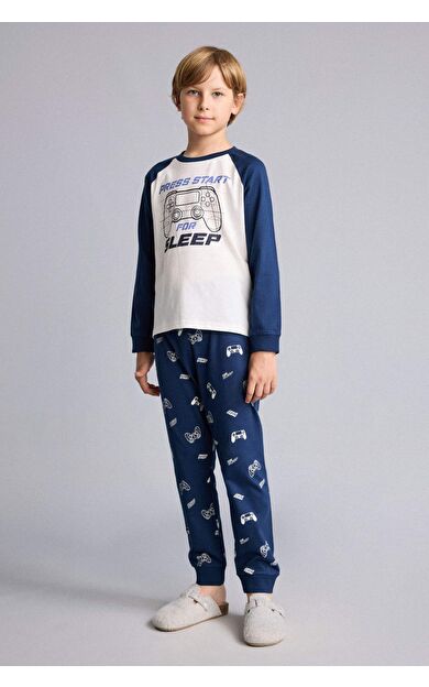 DeFacto Regular Fıt 2'li Pijama Takımı Erkek Çocuk