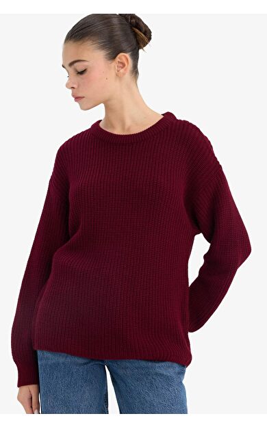 Regular Fit Bisiklet Yaka Kazak