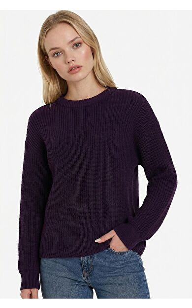 DeFacto Regular Fit Bisiklet Yaka Kazak