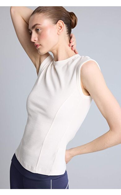 DeFacto Slım Fıt Bisiklet Yaka Sporcu Modal Kısa Kollu Tişört