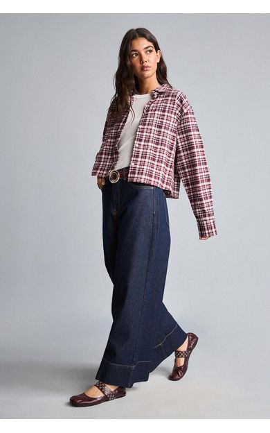 DeFacto Baggy Fit Geniş Paça Cepli Yıkamalı Jean Pantolon