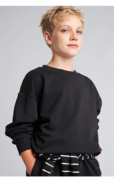DeFacto Oversıze Bisiklet Yaka Sweatshirt Erkek Çocuk