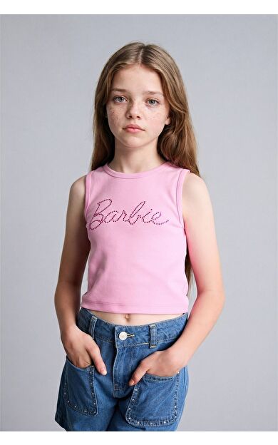 DeFacto Barbie Bisiklet Yaka Atlet Kız Çocuk
