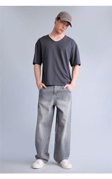 DeFacto Super Baggy Fıt Jean Pantolon