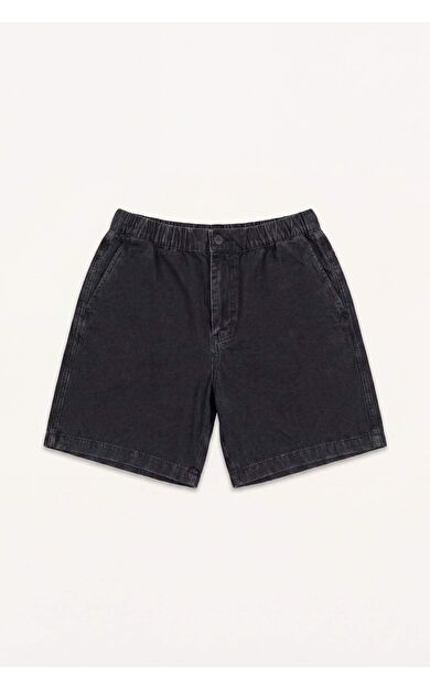DeFacto Relax Fıt Beli Lastikli Bermuda Jean Şort