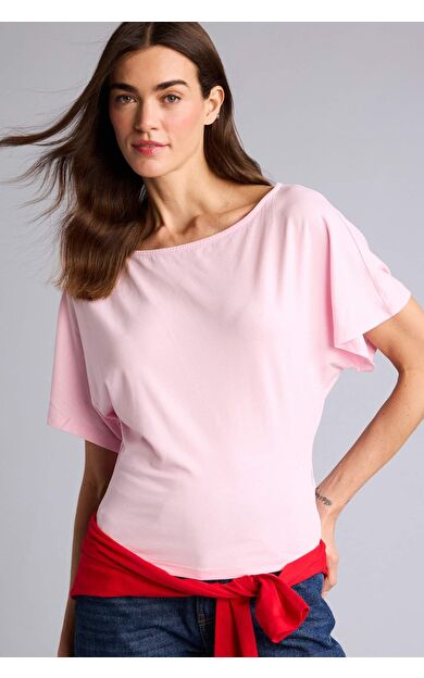 DeFacto Slım Fıt Tek Omuzlu Kısa Kollu Tişört