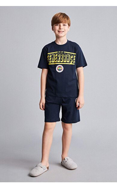 DeFacto Fenerbahçe Regular Fıt 2'li Pijama Takımı Erkek Çocuk