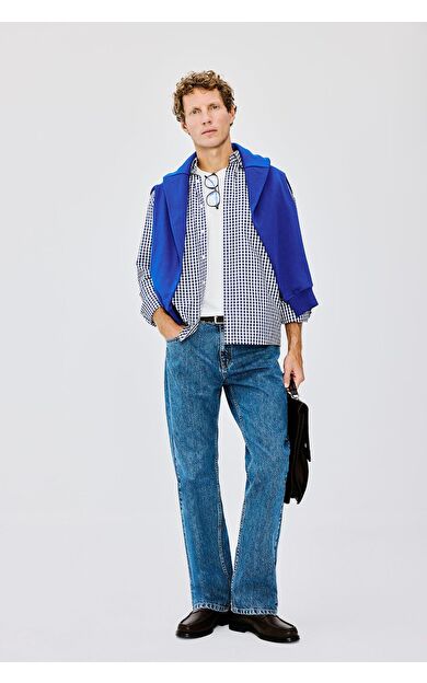 DeFacto Straight Fit Yıkama Efektli Jean Pantolon