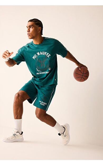 DeFacto NBA Mılwaukee Bucks Standart Fıt Şort