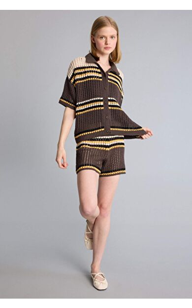 DeFacto Regular Fıt Triko Şort