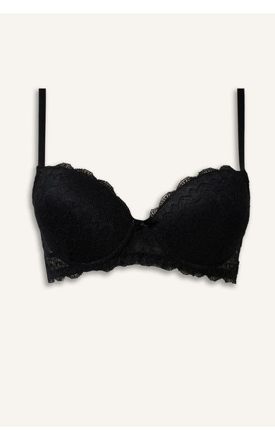 DeFacto Dantel Kaplı Push Up Balenli Bra
