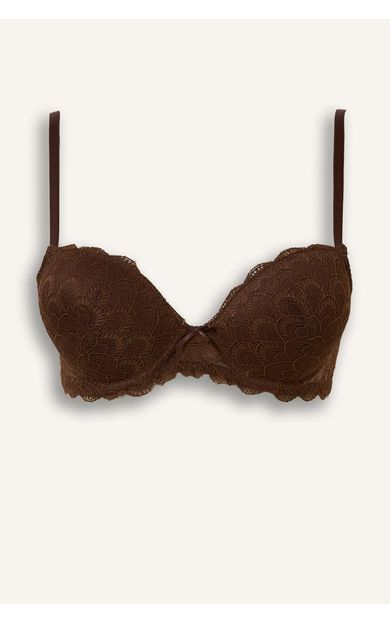 DeFacto Dantel Kaplı Push Up Balenli Bra