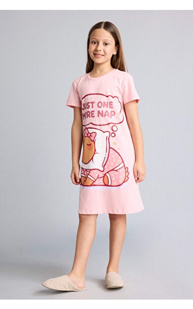 DeFacto Kısa Kollu Elbise Kız Çocuk
