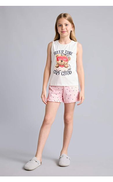 DeFacto Regular Fıt 2'li Pijama Takımı Kız Çocuk