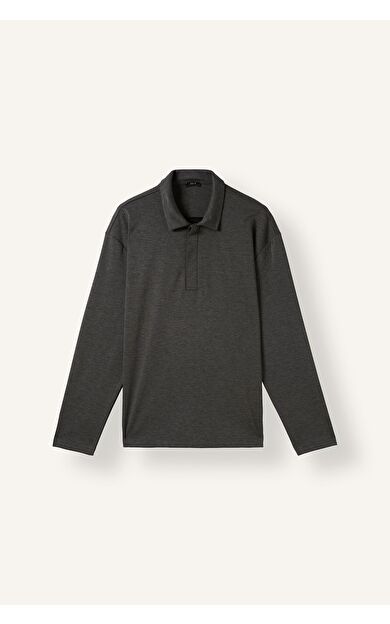 DeFacto Regular Fıt Polo Yaka Sweatshirt