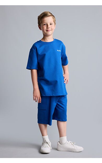 DeFacto Sweatshirt Kumaşı 2'li Takım Erkek Çocuk