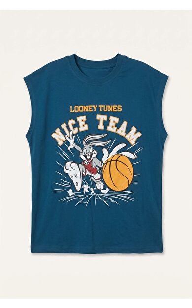 DeFacto Looney Tunes Bisiklet Yaka Atlet Erkek Çocuk