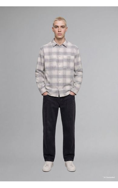 DeFacto Wide Leg Geniş Kalıp Normal Bel Geniş Paça Jean Pantolon Antrasit