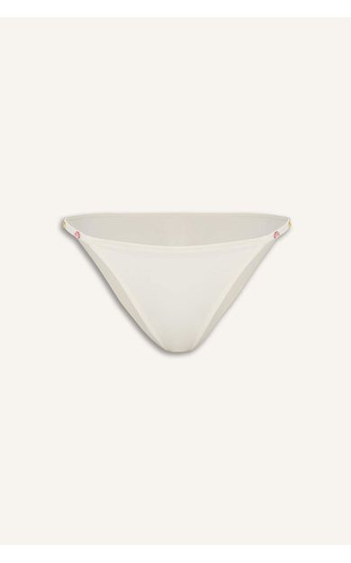 DeFacto Lilyrose X Regular Fıt Bikini Altı Beyaz H8849AX26HSWT16