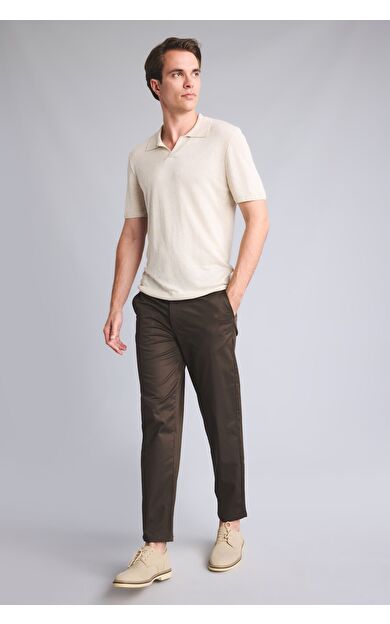 DeFacto Tapered Fıt Haki Pantolon