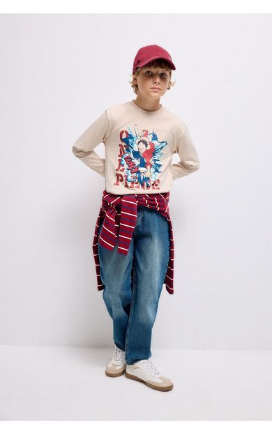 DeFacto Balloon Fit Ekstra Rahat Balon Kesim Jean Pantolon Erkek Çocuk Mavi H8871A826AUNM28