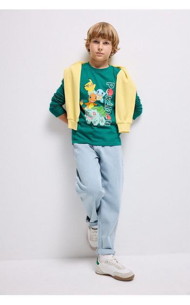 DeFacto Balloon Fit Ekstra Rahat Balon Kesim Jean Pantolon Erkek Çocuk Mavi H8871A826AUNM39