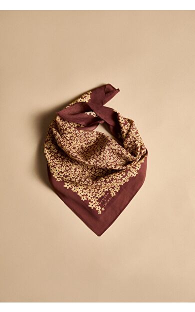DeFacto Manuka x Kadın Desenli Pamuklu Bandana