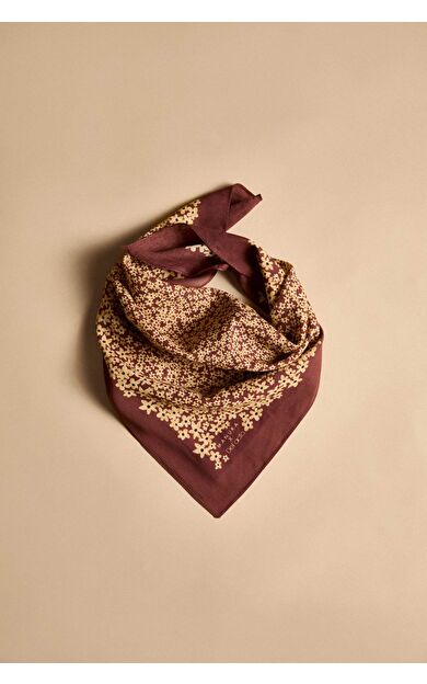 DeFacto Manuka x Kadın Desenli Pamuklu Bandana