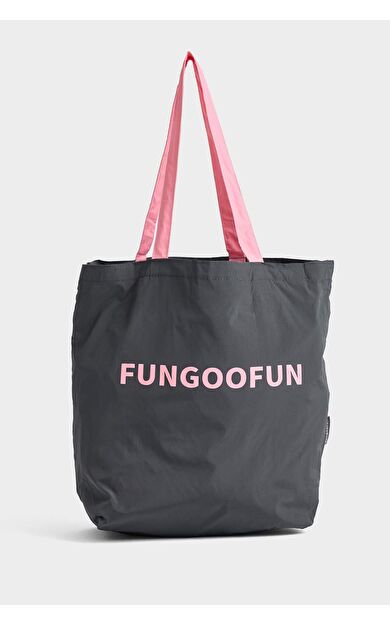 DeFacto Fungoofun x Kadın Mini Siyah Bez Çanta