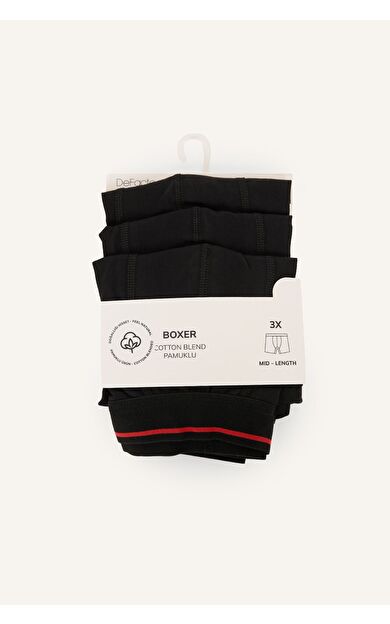 DeFacto Regular Fit Pamuklu 3'lü Boxer