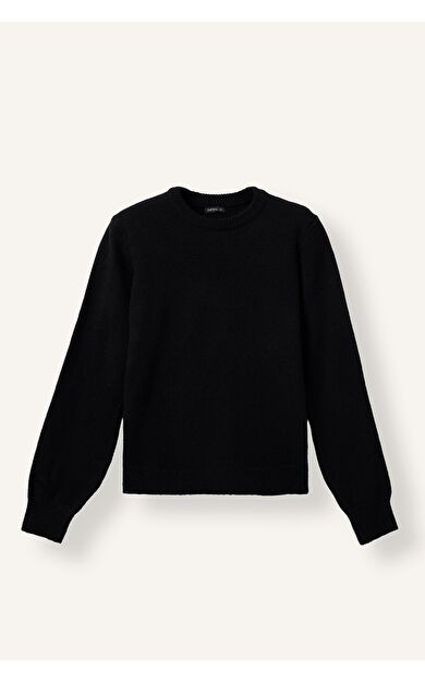 DeFacto Regular Fit Bisiklet Yaka Triko Basic Kazak