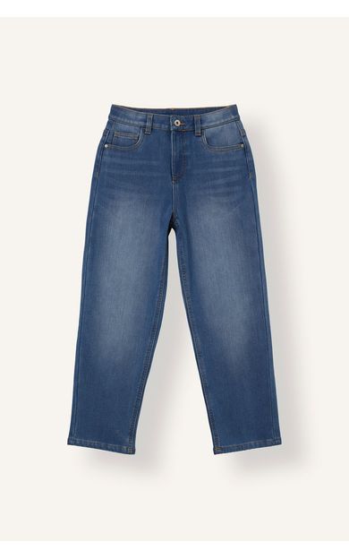 DeFacto Wide Leg Fit Rahat Geniş Paça Jean Pantolon Erkek Çocuk Mavi