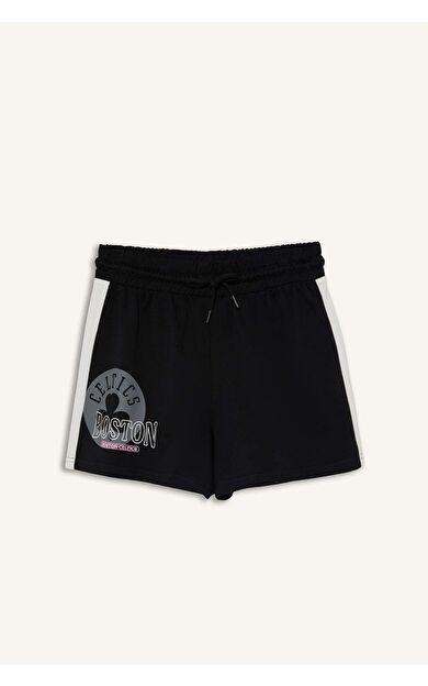 DeFacto NBA Boston Celtıcs Standart Fıt Sporcu Kısa Paça Sweatshirt Kumaşı Şort