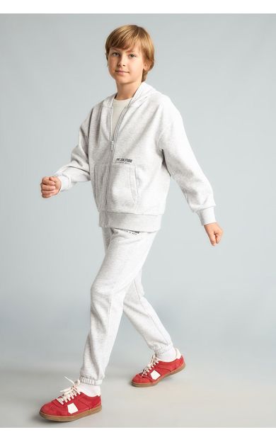 DeFacto Baskılı Lastikli Paça Kalın Kumaş Jogger Pantolon Erkek Çocuk