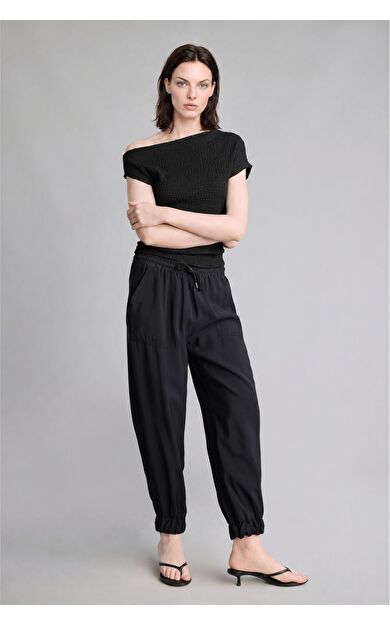 DeFacto Jogger Fıt Beli Lastikli Bilek Boy Modal Pantolon