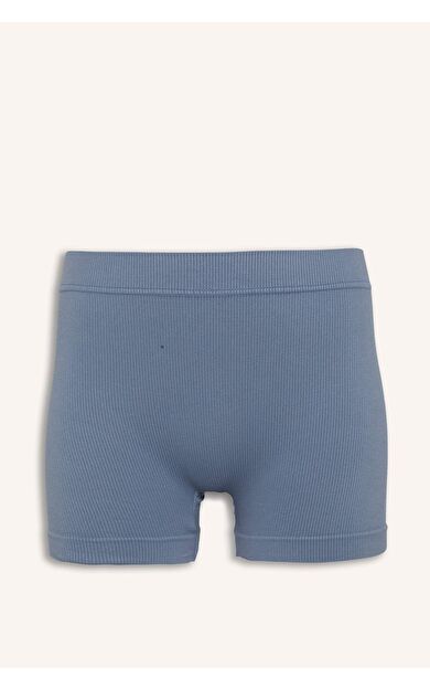 DeFacto Fitilli Elastik Bel Açık Mavi Seamless Boxer