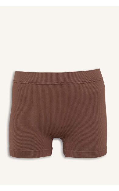 DeFacto Fitilli Elastik Bel Kahverengi Seamless Boxer