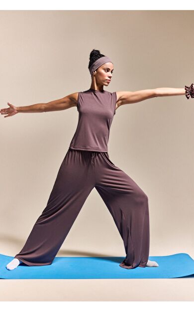 DeFacto Wıde Leg Standart Paça Standart Boy Modal Sporcu Pantolon