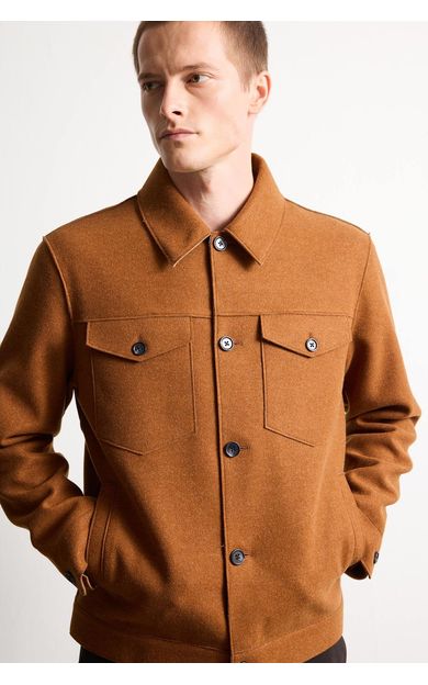 DeFacto Regular Fit Polo Yaka Cepli Düğmeli Mont