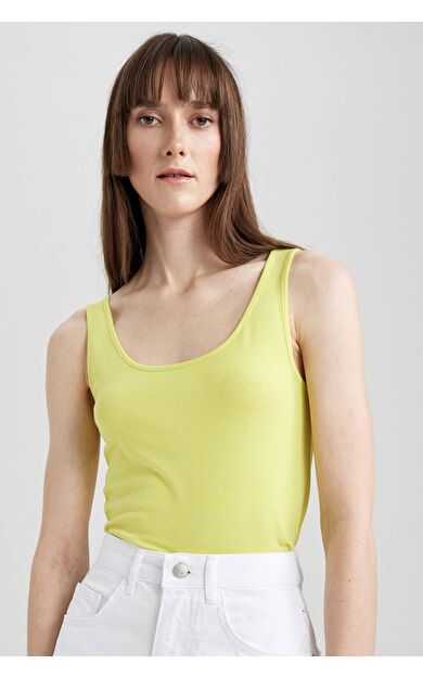 DeFacto Slim Fit Bisiklet Yaka Atlet I1059AZ23SMGN324