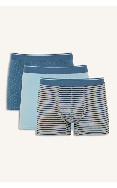 DeFacto Regular Fıt Baskılı 3'lü Boxer